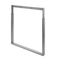 Tafelonderstel - Aluminium kleur - H: 680 tot 820 x 790 mm - Profiel: 60 mm - Set