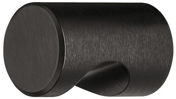 Meubelknop - Aluminium - ø 12 - en ø 20 mm - Zwart