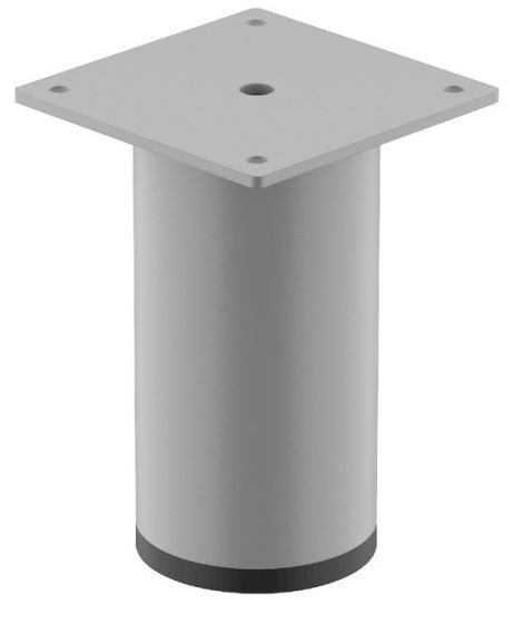 Blank Aluminium - ø 26 mm - Hoogtes: 50, 80, 100 mm