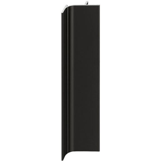 L-Profiel Verticaal - Aluminium - Zwart Mat - 2500 mm