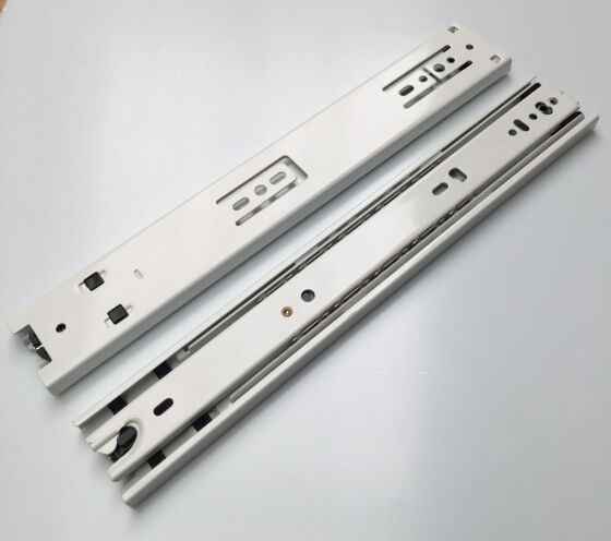 Set kogellagergeleiders - 3832 SC - 300 t/m 650 mm - 45 kg - Wit
