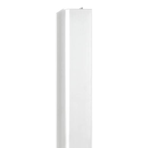 L-Profiel Verticaal - Aluminium - Wit Glanzend Ral 9016 - 2500 mm