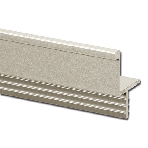 Greeplijst Baboa - - Aluminium - Inox Look - Lengte: mm