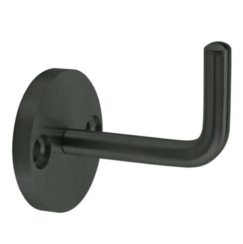 Garderobehaak - RVS Zwart - Hoogte: 40 mm - ø 6 mm
