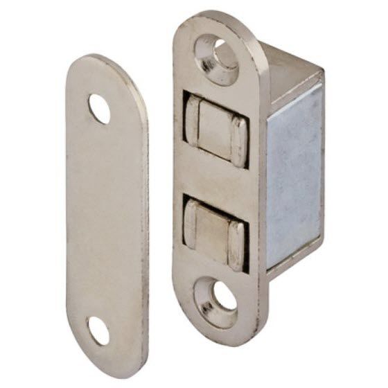 Magneetsluiting - Trekkracht: 4 kg - Inbouw - Nikkel