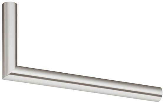 Garderobebeugel - RVS geborsteld - 300 x 125 mm - ø 25 mm