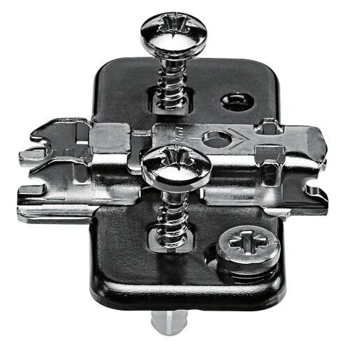 Blum Kruismontageplaat voor Expando - Onyx Zwart - 0 mm