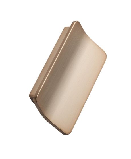 Meubelgreep - Goud geborsteld - Breed: 85 mm - Hoog: 42.5 mm