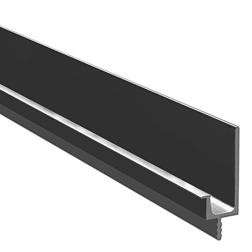 Greeplijst Mambo 2 - Aluminium - Infreesprofiel - Zwart Mat - Lengte: 2500 mm