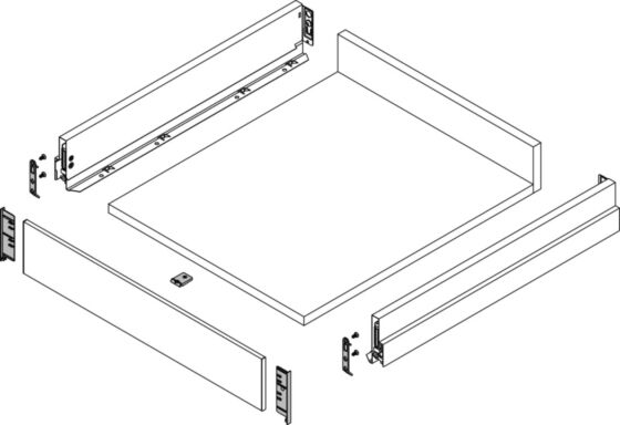 Voorgemonteerd - Grass Nova Pro Scala - Binnenlade - Hoogte: 90 mm