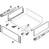 Vionaro Front voor Binnenlade - Hoogte: 185 mm