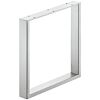 Bank- Tafelonderstel - Wit Aluminium Ral 9006 - 420 x 430 mm (hxb) Profiel: 60 of 80 mm 