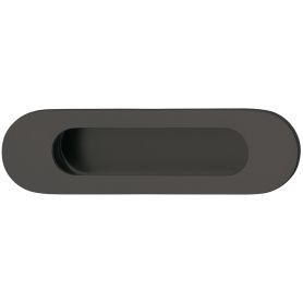 Komgreep - RVS - Zwart mat - 130 x 37 mm