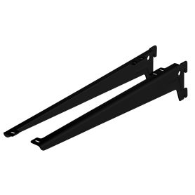 Hoeksteun - Zwart gelakt - 380 mm