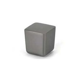 Meubelknop - Zamak - Grafiet - 25 / 25 mm