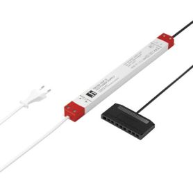 LED Voeding - 12V - met Eurostekker + 1 / 6-weg verdeler -60 Watt