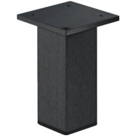 Meubelpoot - Aluminium - Zwart - 50 mm