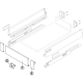 Fronthouderset Blum Antaro lade K