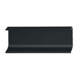 C-Profiel - aluminium - zwart mat geëloxeerd