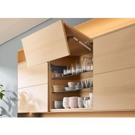Aventos HF Prestatiefactor (5350-10150) - Klephoogte: 560-710 mm - Complete set-Donkergrijs