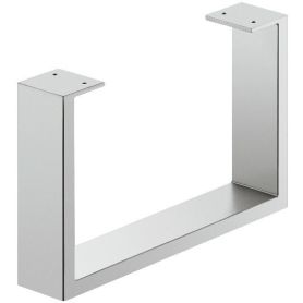 Meubelonderstel - Wit Aluminium Ral 9006 - 250 x 400 mm (hxb) Profiel: 60 of 80 mm -80 mm