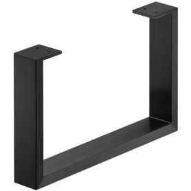 Meubelonderstel - Zwart - 250 x 400 mm (hxb) Profiel: 60 of 80 mm-60 mm