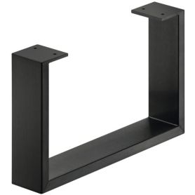 Meubelonderstel - Zwart - 250 x 400 mm (hxb) Profiel: 60 of 80 mm-80 mm