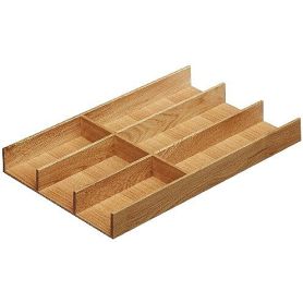 Set Bestekinzet LiniQ - Hout - Universeel - Drie kleuren - Kastbreedte: 100 - 120 cm-Eiken
