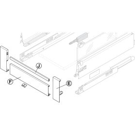 Fronthouderset Blum Antaro C-M