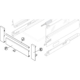 Fronthouderset Blum Antaro lade D-M