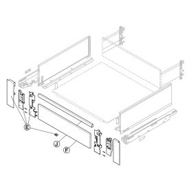 Fronthouderset Blum Legrabox C