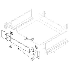 Fronthouderset Blum Legrabox K