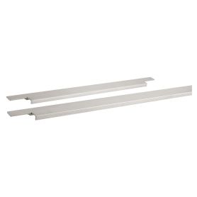 Greeplijst aluminium - infreesprofiel - dikte: 3 mm - nikkel mat
