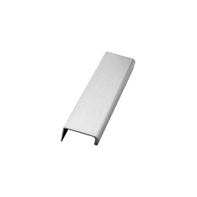 Meubelgreep - aluminium - RVS look geborsteld