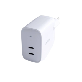 Stekker Evoline met 2 USB-C-chargers - Wit