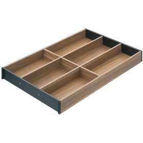 Bestekinzet voor Legrabox - Houtdesign - Tennessee Noten - NL vanaf: 500 mm-47.2 cm