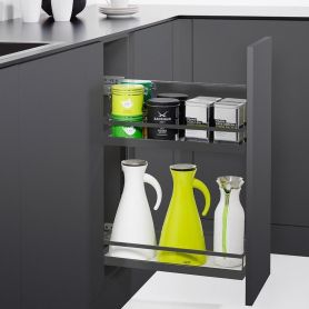 Uittrekelement Comfort II - Kastbreedte tot 35 cm - Aanslag Rechts - Antraciet-654 mm