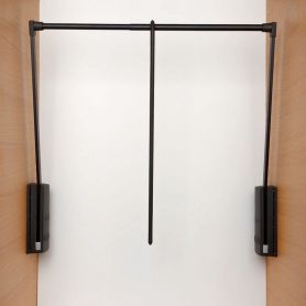 Garderobelift 2004 - Small - Bruin/Bruin - Breedte 440-610 mm - 10 kg