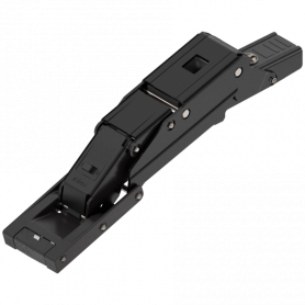 Blum Cristallo Glasdeur-scharnier - 110° - Soft Close - Onyx Zwart