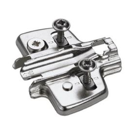 Hettich Sensys Kruismontageplaat + Spaanplaatschroeven - Afstand: 0 en 1.5 en 3 en 5 mm-3 mm