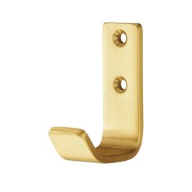 Garderobehaak - RVS - Goudkleur - Hoogte: 58 mm