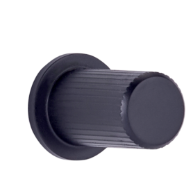 Meubelknop - RVS - ø 17 - 33 mm - Zwart