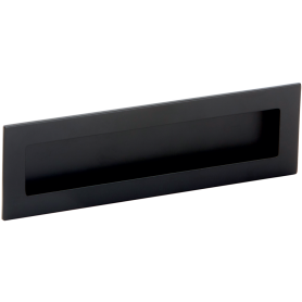 Komgreep - Zamak - Zwart - 160 x 50 mm - Om te lijmen