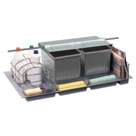 Afvalsortering 27 L - 900mm - Lichtgrijs