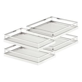 Set plateaus: Arena Style voor Magic Corner - Chroom/Wit