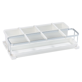Dispensa Junior - Youboxx - Bodemmontage - Met Flessendrager - set 2-Wit