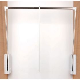 Garderobelift 2004 - Large - Wit-Chroom - Breedte 770-1200 mm - 10 kg