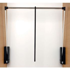 Garderobelift 2004 - Small - Zwart/Chroom - Breedte 440-610 mm - 10 kg